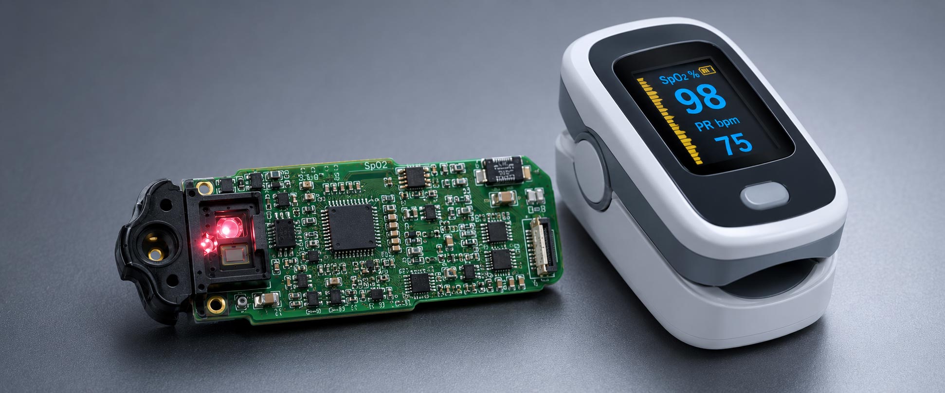 Sleep-mode current verification for wearable pulse oximeter PCBA during EVT build