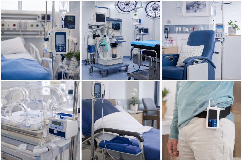 Six-clinical-settings-where-infusion-pump-PCBA-operates