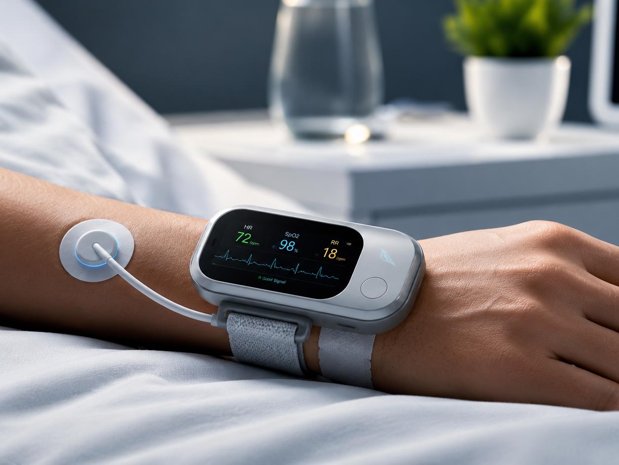 Wearable-patient-monitor