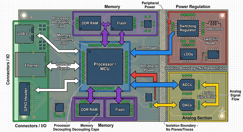 Multilayer-PCB-Placement-Planning-Diagram
