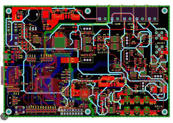Gerber file preview for a medical PCB prototype